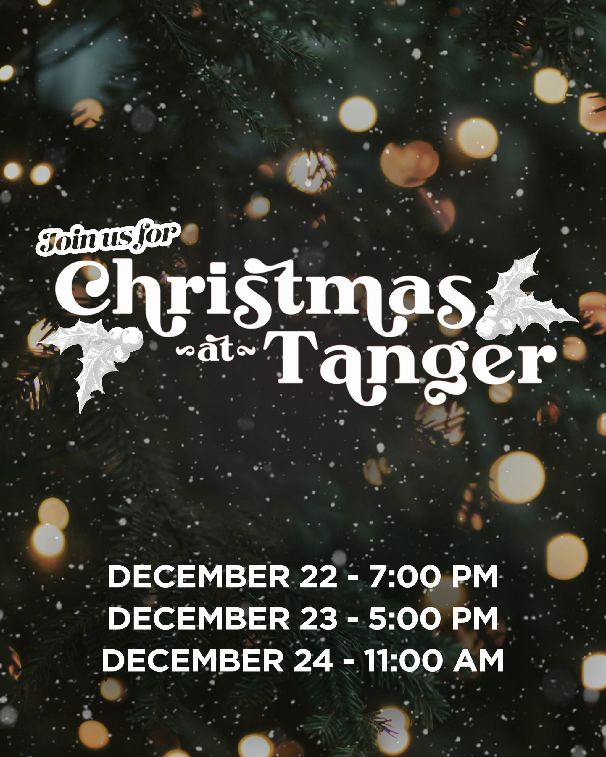 ChristmasAtTangerSnow | Mercy Hill Church